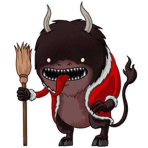 Original Character Christmas Sticker