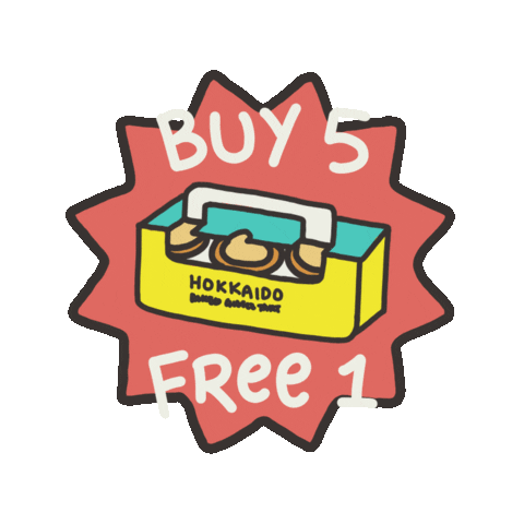 Hokkaido Baked Cheese Tart Singapore Sticker