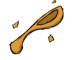 Spoon Colher Sticker
