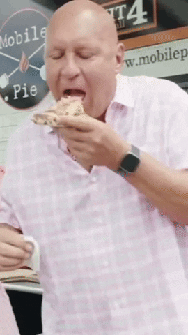 Pizza Stuffing Face GIF by The Steve Wilkos Show