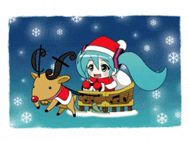 Hatsune Miku Christmas GIF
