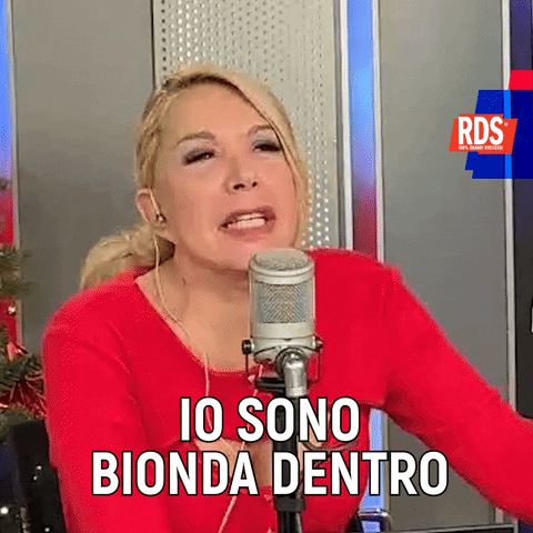 Anna Pettinelli Radio GIF by RDS 100% Grandi Successi