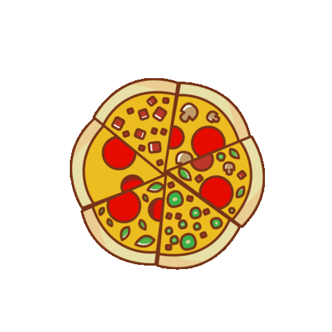 Food Pizza Sticker by RockyPop