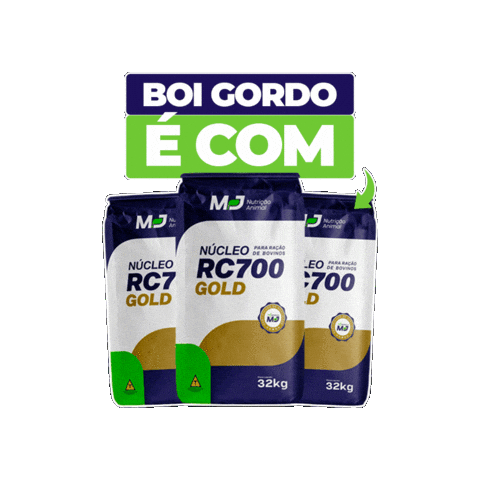 Gold Gado Sticker by MJ Nutrição Animal