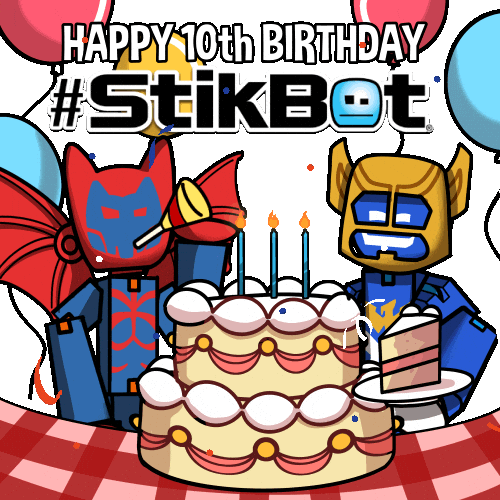 Happy Birthday Love GIF by Stikbot
