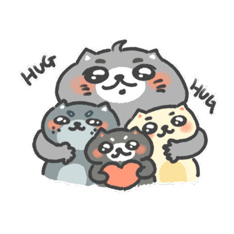 Happy Together Hug Sticker
