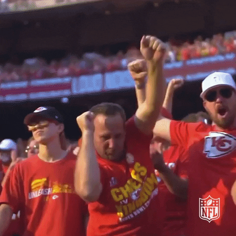 Excited Kansas City Chiefs GIF by NFL