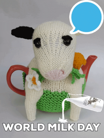 Dairy Cow Milk GIF by TeaCosyFolk