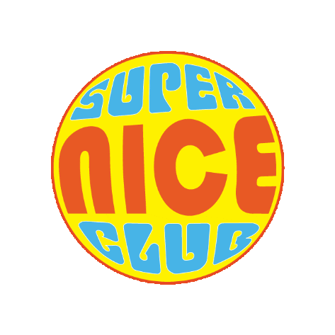 Super Nice Club Sticker