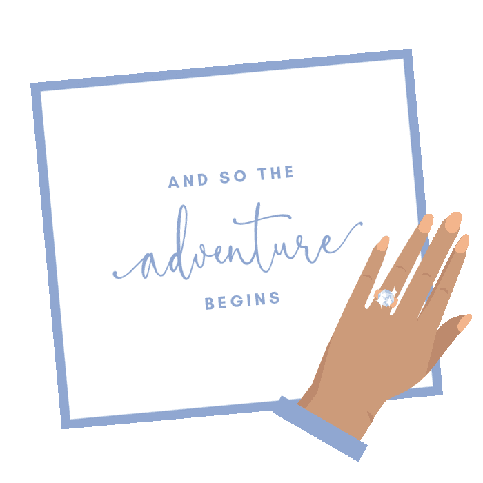 Something Blue Sticker