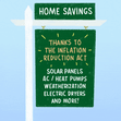 Home savings thanks to the Inflation Reduction Act - Solar panels, AC/heat pumps, weatherization, electric dryers, and more!