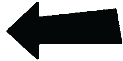 Black Arrow Sticker