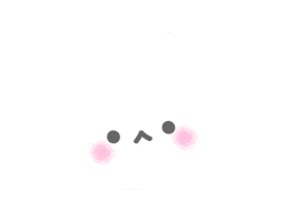 Bunny Rabbit Sticker by stamp_yasan