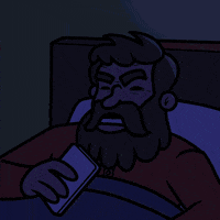 Squinting Night Time GIF by Adventure Communist