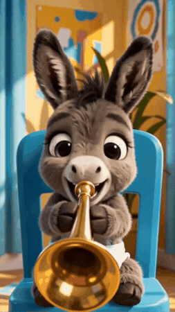 Play Music Trumpet GIF by Hugo El Burrito