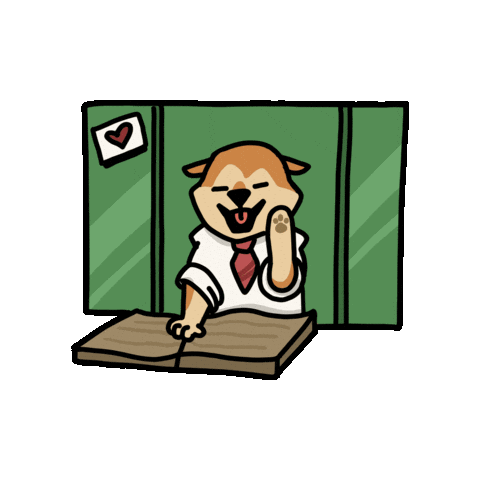 Dog Love Sticker