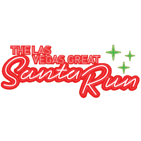 Las Vegas Santa Sticker by Opportunity Village