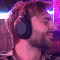 willygwilks music dancing face headphones GIF