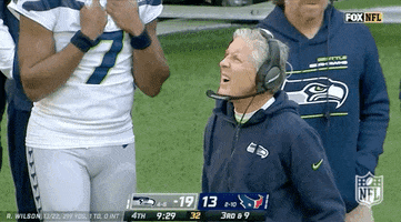 Staring Seattle Seahawks GIF by NFL