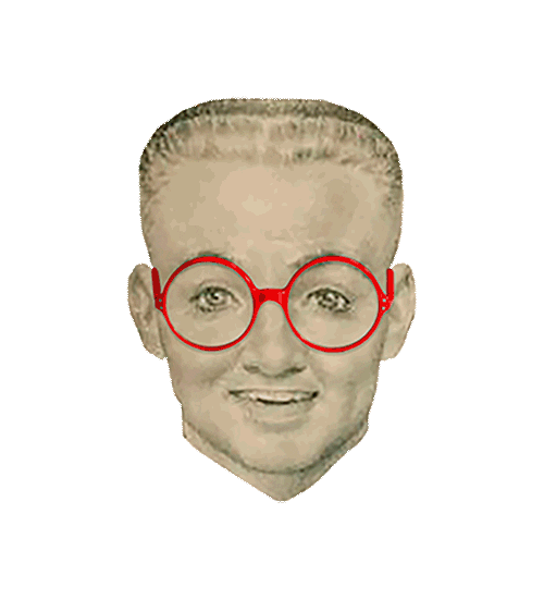 Glasses Men Sticker