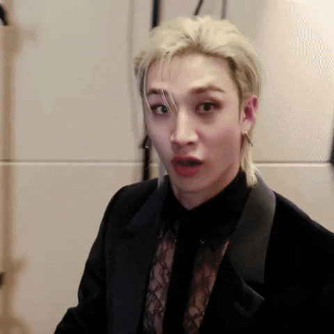 Bang Chan Hello GIF