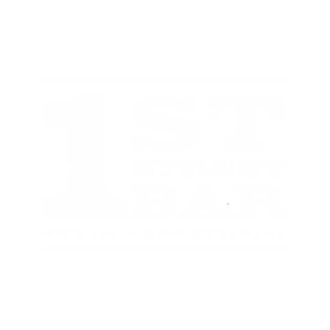 1st Street Bar Sticker