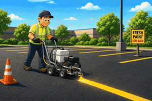 Proper Stripes GIF by Proper Stripes Parking Lot Striping