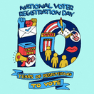 National Voter Registration Day, 10 years of registering to vote