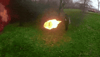 flamethrower tank gif
