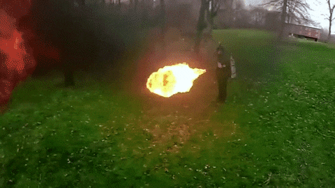 Image result for flame thrower animated gif