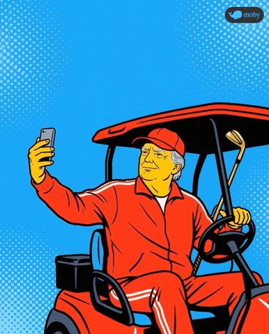 Trump Golf GIF by Moby