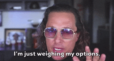 Matthew Mcconaughey Weighing Options GIF by GIPHY News