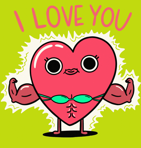 I Love You Hearts GIF