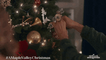 Christmas Tree GIF by Hallmark Movies & Mysteries