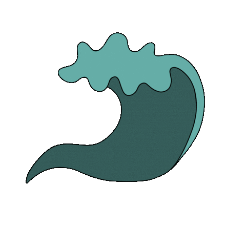 Wave Splash Sticker by vibras social