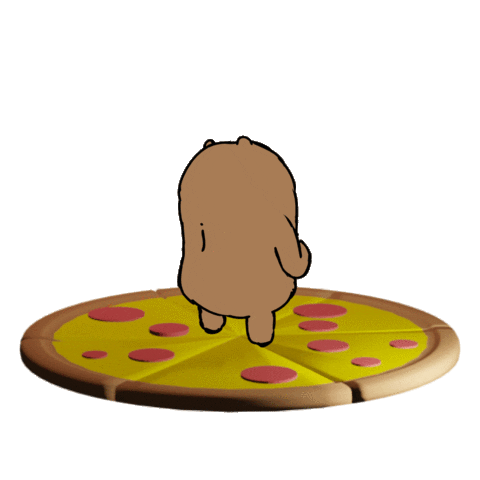 Happy Pizza Sticker