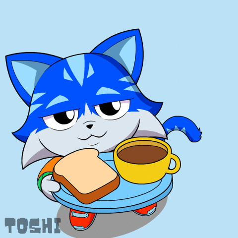 Good Morning Hello GIF by Toshithecat
