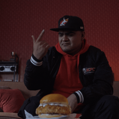 Chicken Sandwich Rap GIF by KFC México