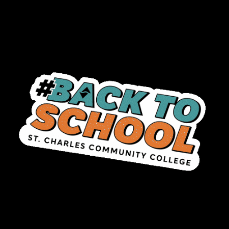 Back To School Slogan GIF by St. Charles Community College