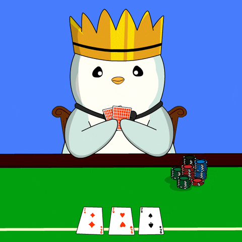 Betting All In GIF by Pudgy Penguins