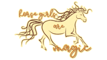 Horse Vibes Sticker by Saddle and Sage