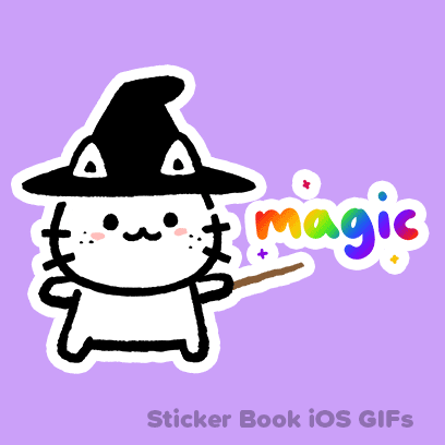 Magic Cat GIF by Sticker Book iOS GIFs