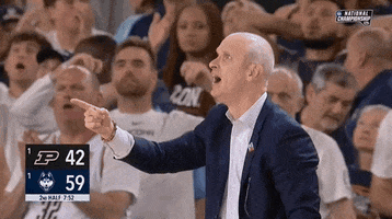 Shocked National Championship GIF by NCAA March Madness