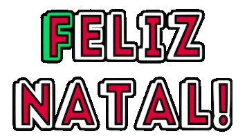 Feliz Natal Christmas Sticker