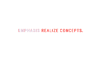 Emphasis Space Creative Sticker
