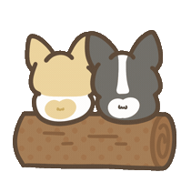 Chill Forest Sticker by corgiyolk