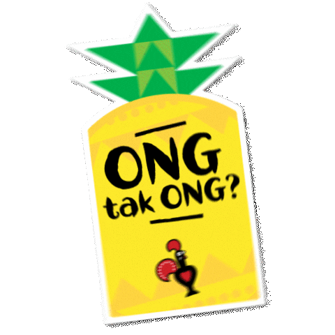 Pineapple Ong Sticker by Nando's Malaysia