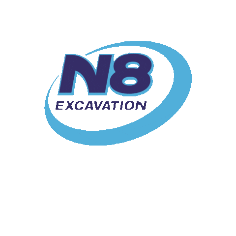 n8 excavation Sticker