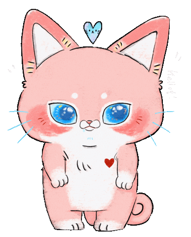 Dance Pink Cat Sticker