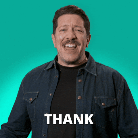 Thanks Thank You GIF by Sal Vulcano
